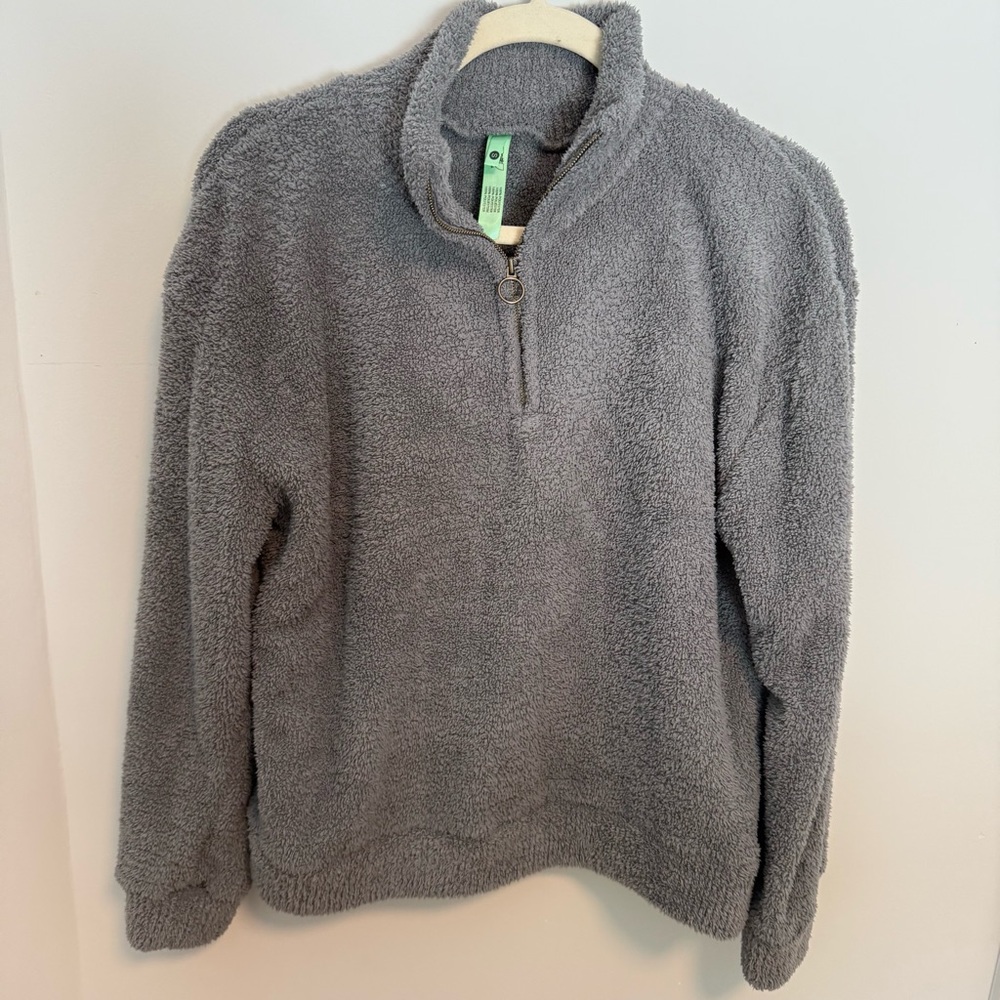 Honeydew Plush Half Zip Pullover